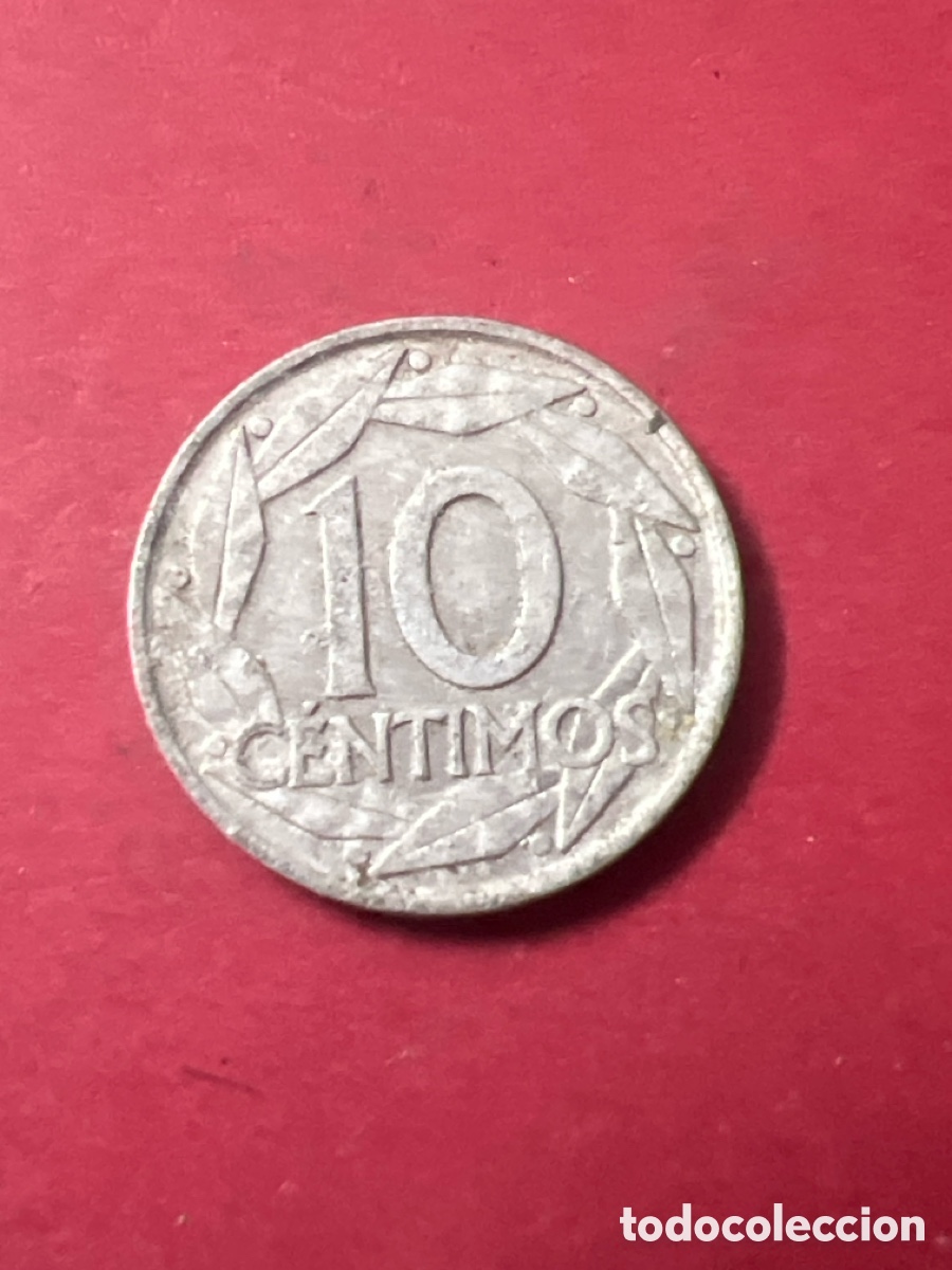 Monedas Franco: C774. 10 centimos 1957 - ESPA&Ntilde;A - Foto 2
