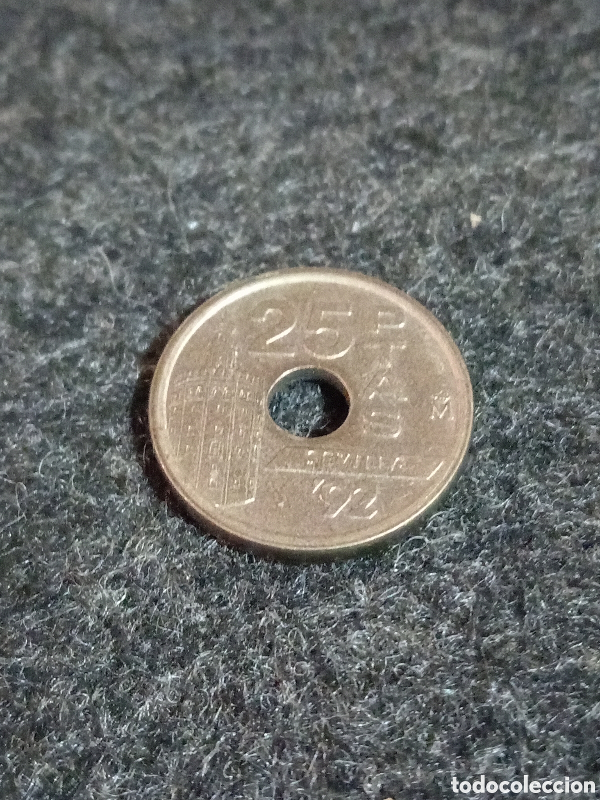 Monedas Franco: 25 pesetas del a&ntilde;o 1992 - Foto 1