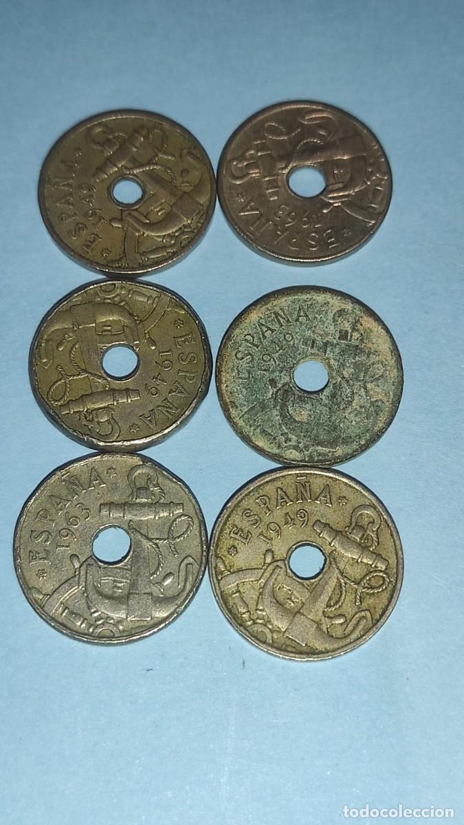 Monedas Franco: Seis monedas 50 centimos 1949 - Foto 1