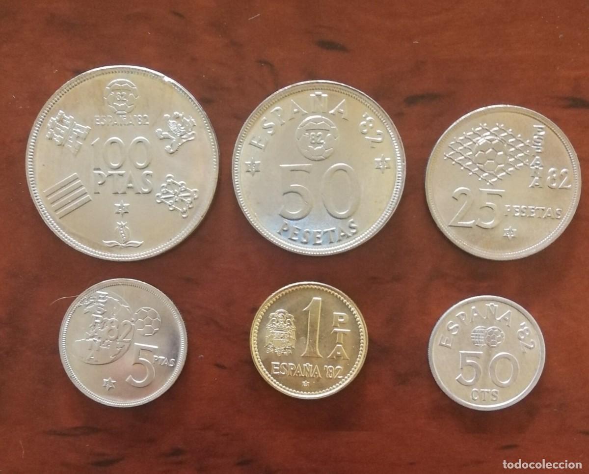Monedas Franco: Monedas nuevas Espa&ntilde;a 82 - Foto 2