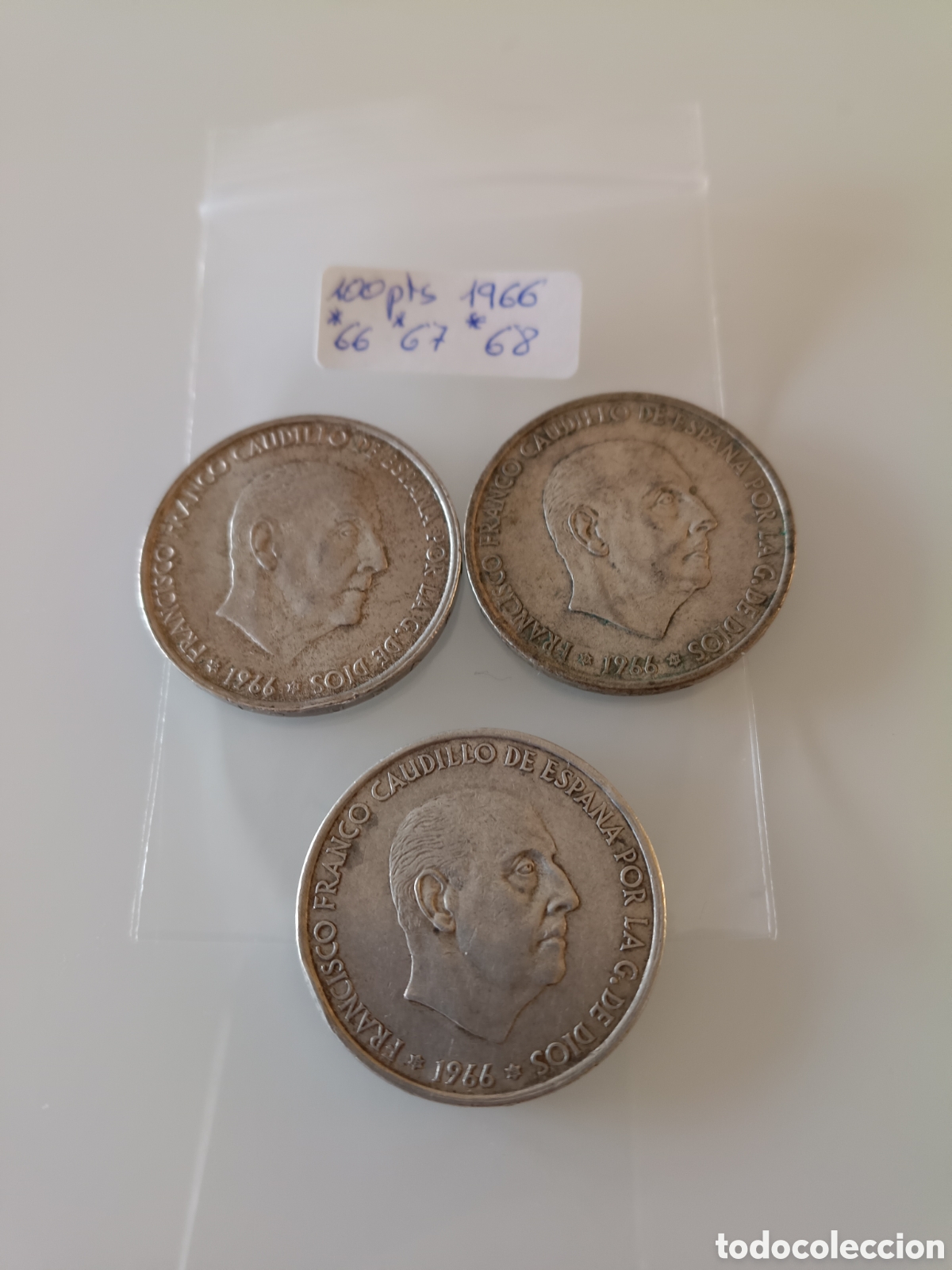 Monedas Franco: 100 pesetas Espa&ntilde;a 1966 - Foto 1