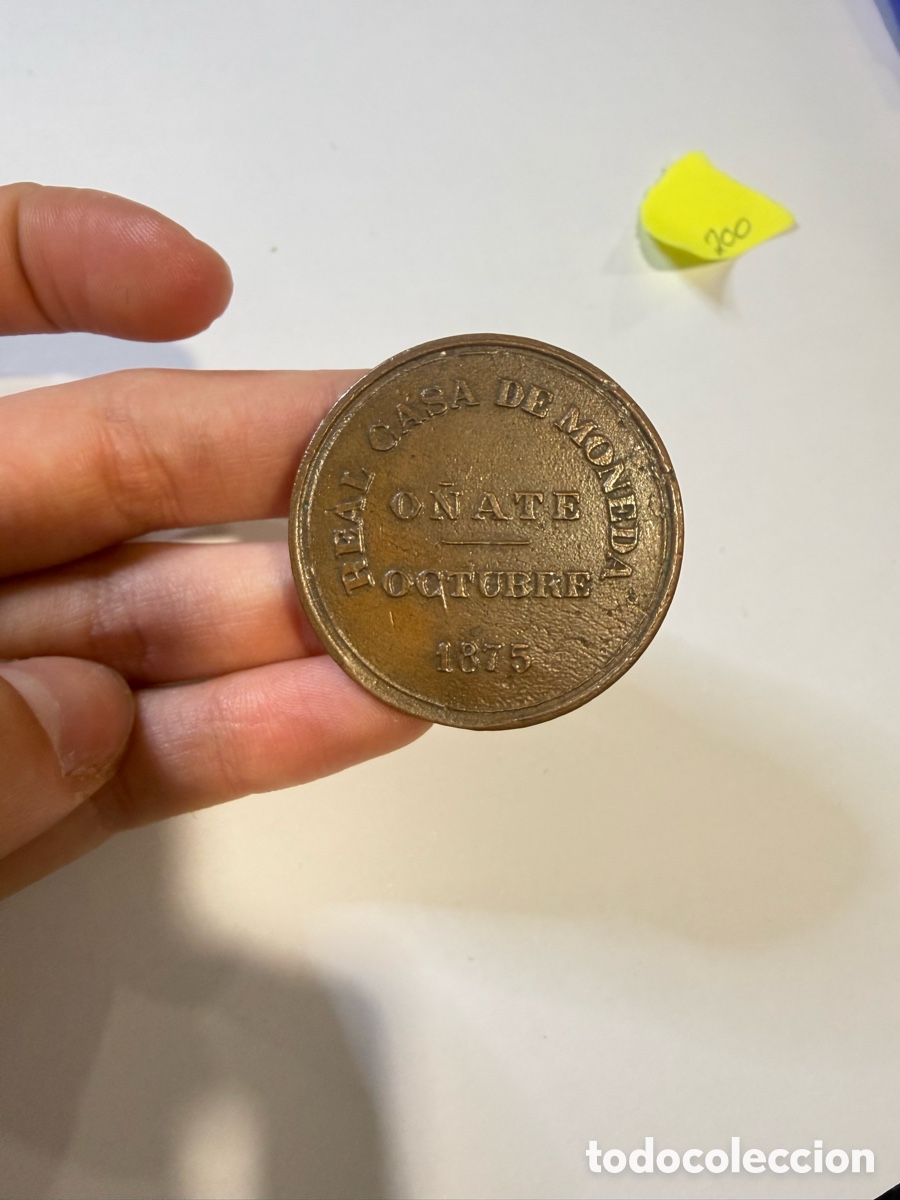 Monedas Franco: O&ntilde;ate octubre 1875 la casa de la moneda - Foto 1