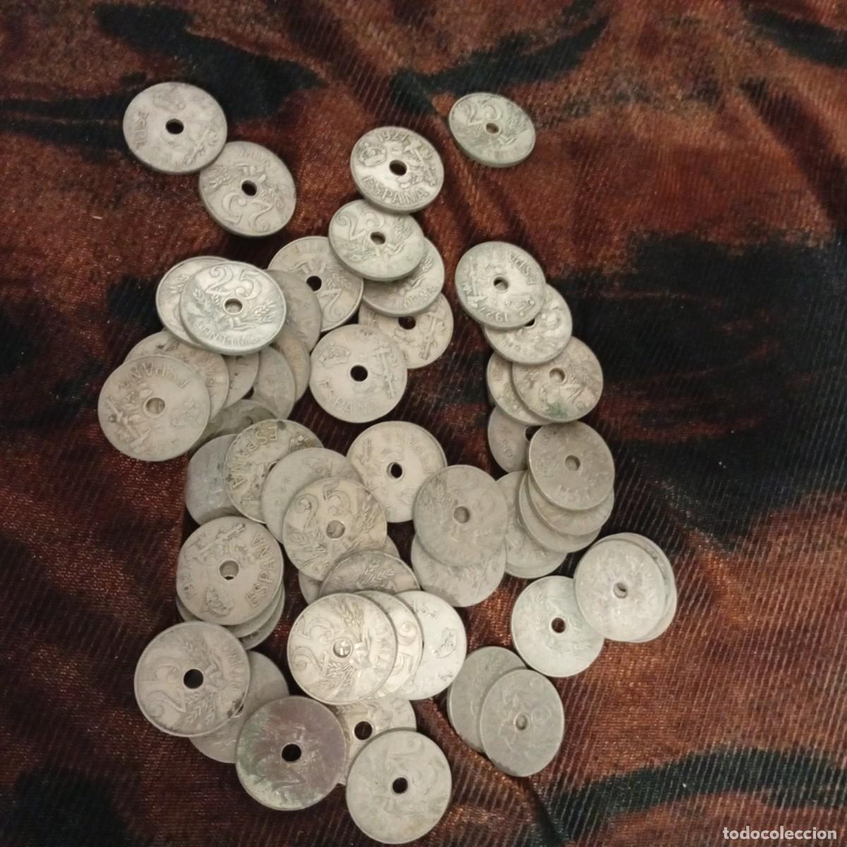 Monedas Franco: CINCO MONEDAS DE 25 CENTIMOS 1925 Y 1927 - Foto 5