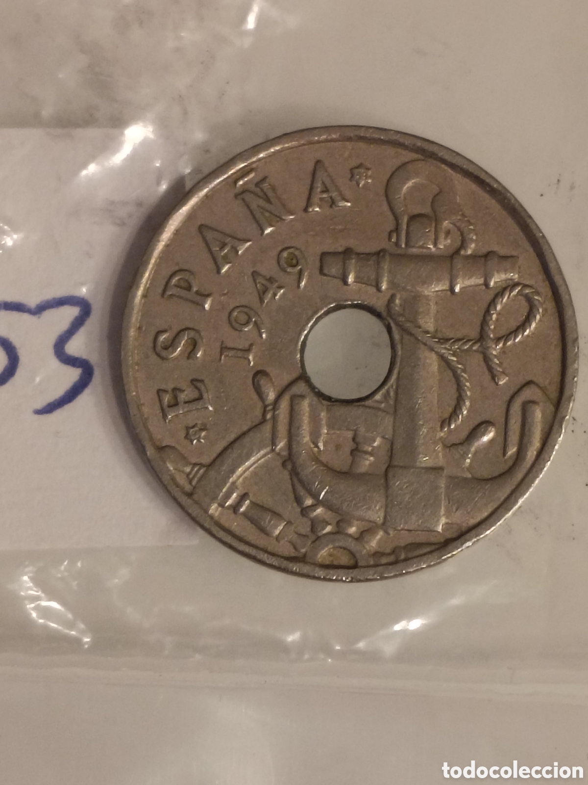 Monedas Franco: Lote 50 c&eacute;ntimos Espa&ntilde;a - Foto 2