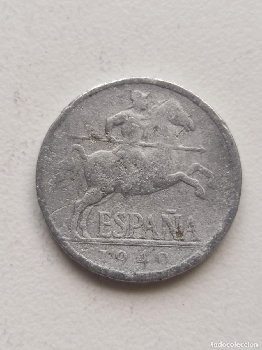 Monedas Franco: 5 c&eacute;ntimos 1940. Estado Espa&ntilde;ol. - Foto 1