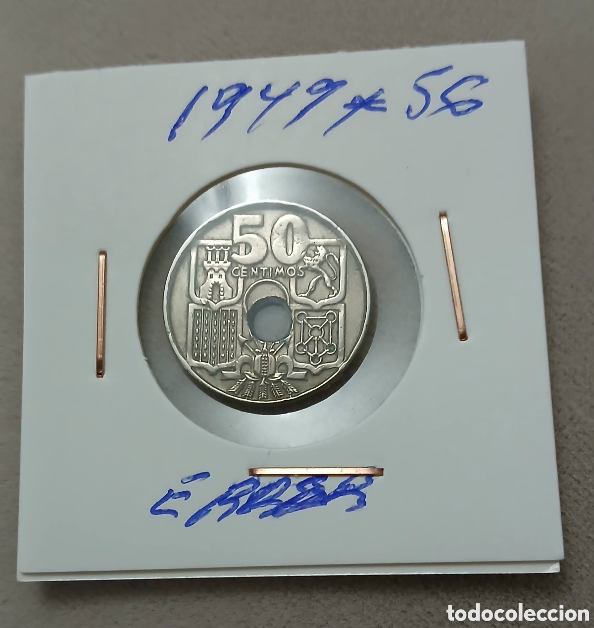Monedas Franco: 50 C&Eacute;NTIMOS 1945*56 EN EBC - Foto 1