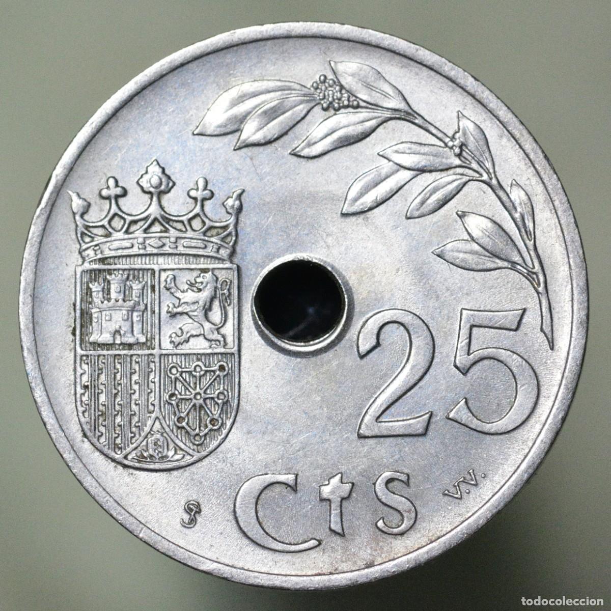 Monedas Franco: 25 C&eacute;ntimos 1937 - Estado Espa&ntilde;ol - Foto 1