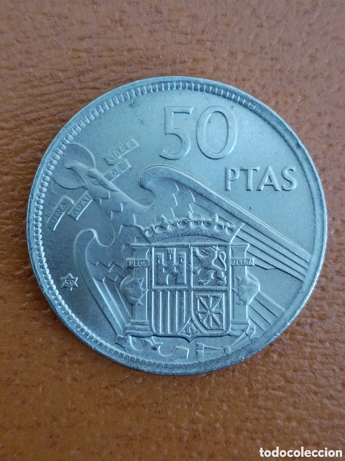 M&uuml;nzen unter Franco: 50 PESETAS 1957 ESTRELLA 59 - SC - ESTADO ESPA&Ntilde;OL