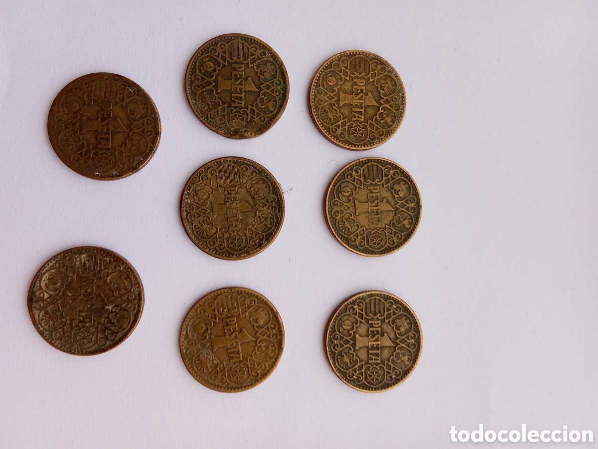 Monedas Franco: Monedas una peseta 1944 - Foto 1