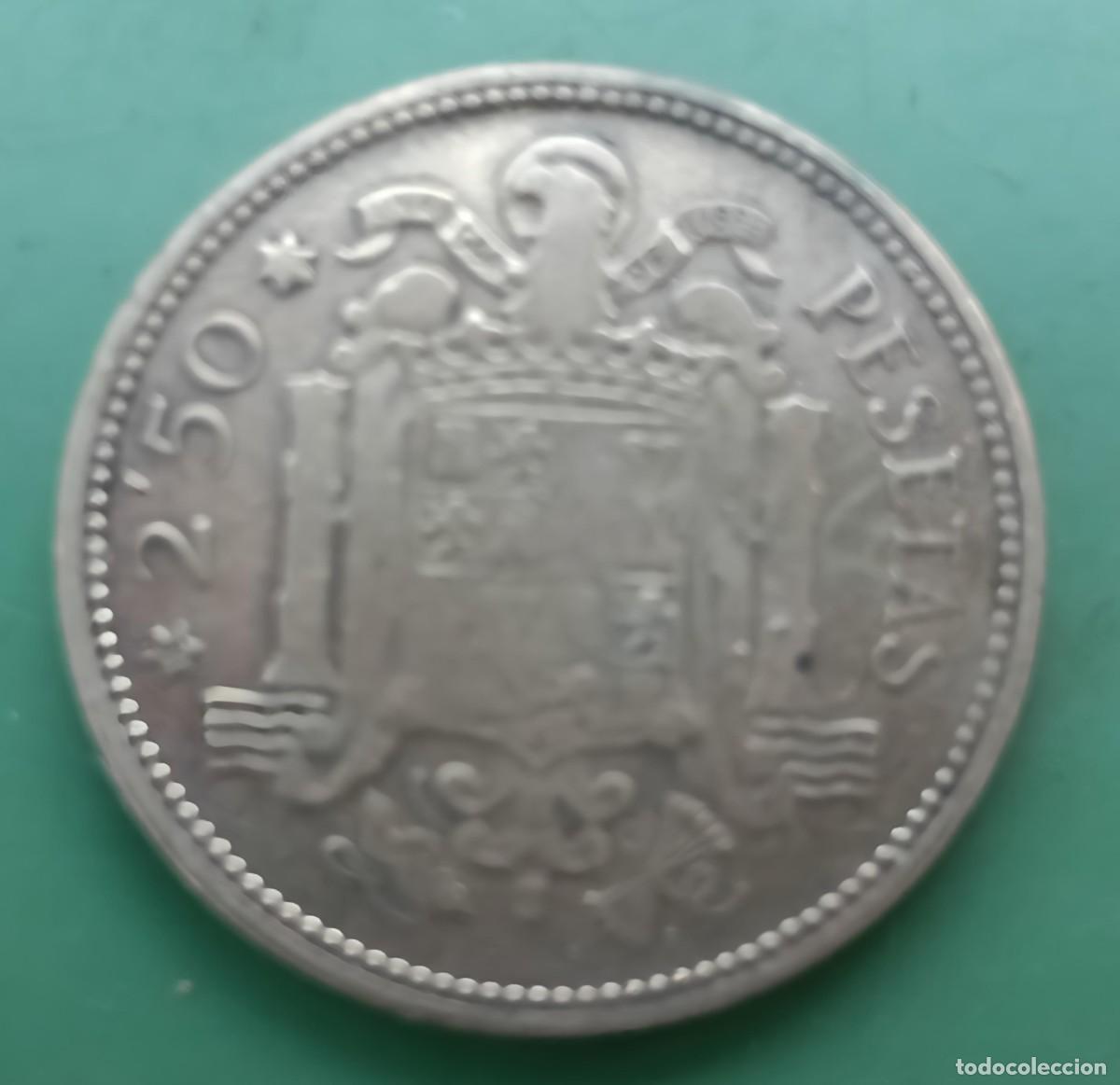 Monedas Franco: Moneda de 250 pesetas - Foto 2