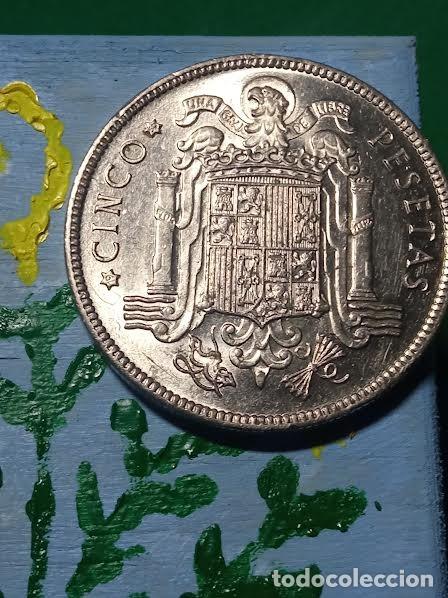 Monedas Franco: MONEDA 5 PESETAS 1949 * 50 - Foto 3