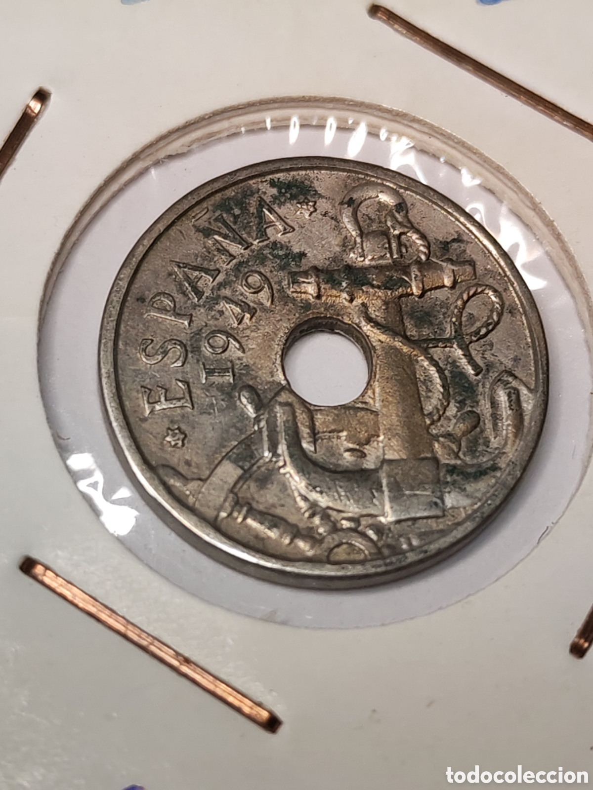 Monedas Franco: Espa&ntilde;a- 50 centimos 1949.*52 - Foto 3