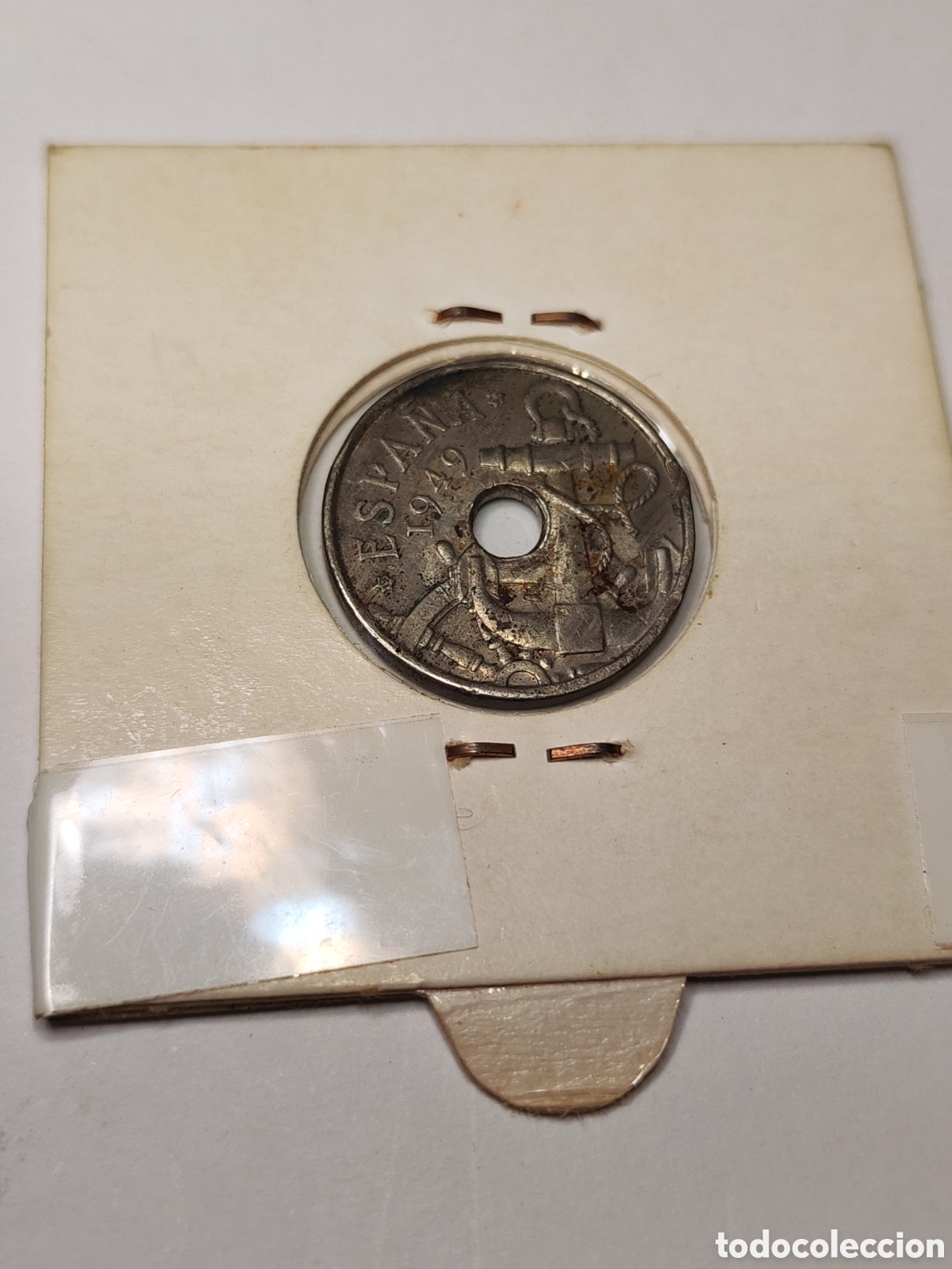 Monedas Franco: Espa&ntilde;a- 50 centimos 1949 *52 - Foto 2