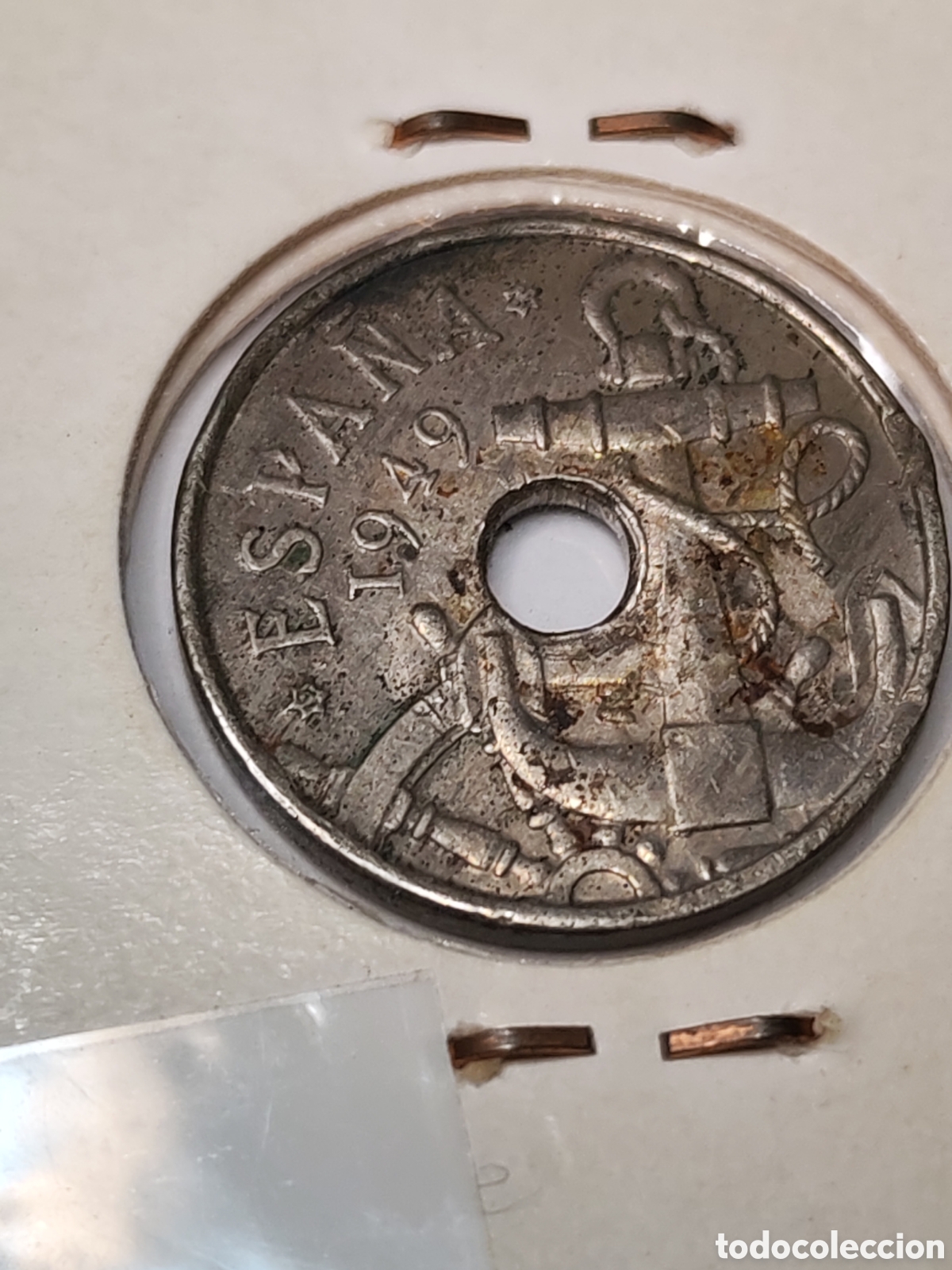 Monedas Franco: Espa&ntilde;a- 50 centimos 1949 *52 - Foto 4