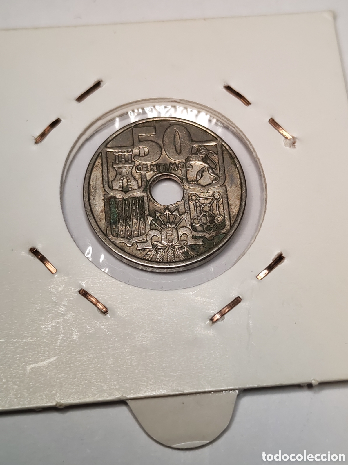 Monedas Franco: Espa&ntilde;a- 50 centimos 1963 *65 - Foto 2