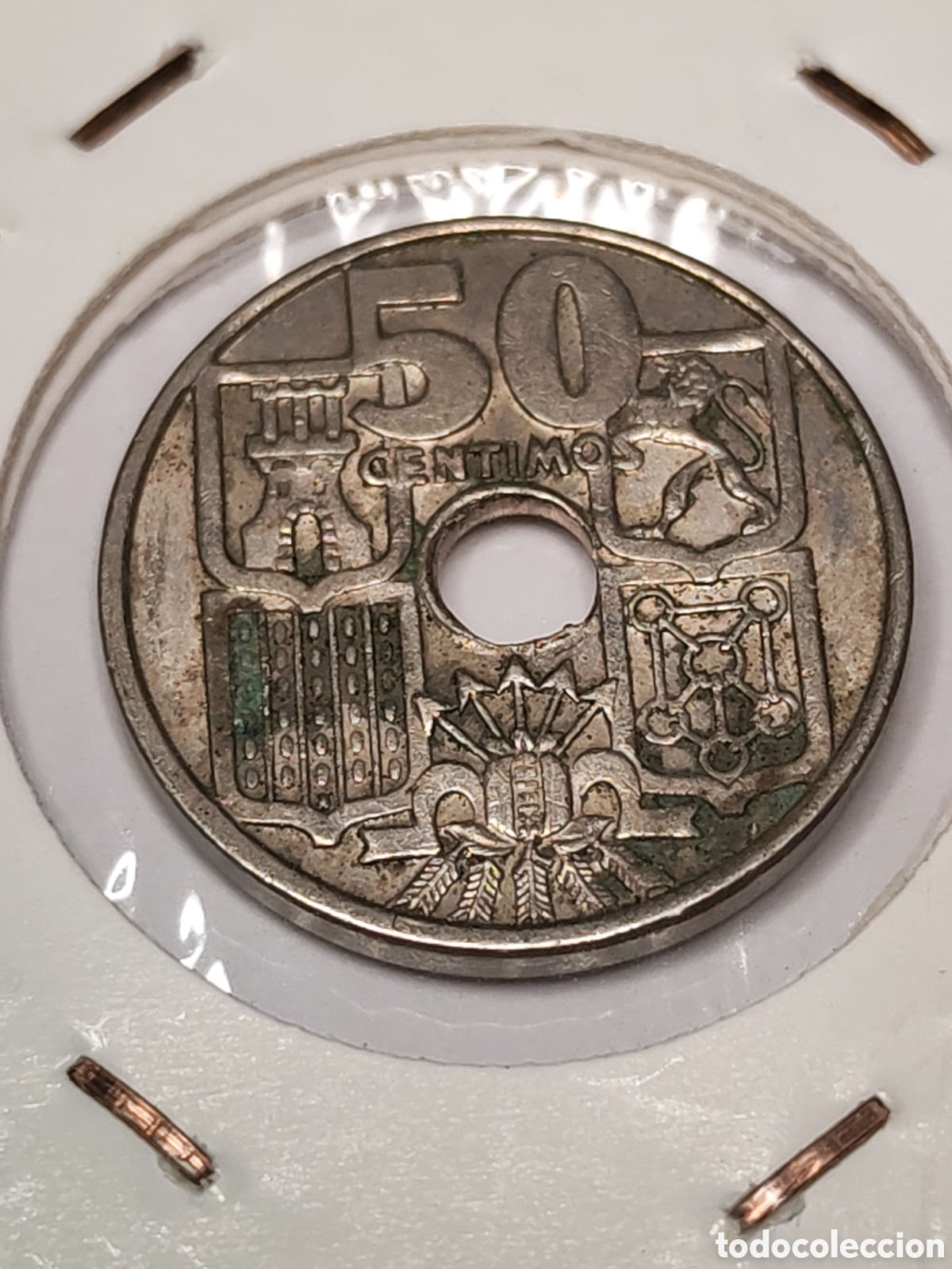 Monedas Franco: Espa&ntilde;a- 50 centimos 1963 *65 - Foto 4