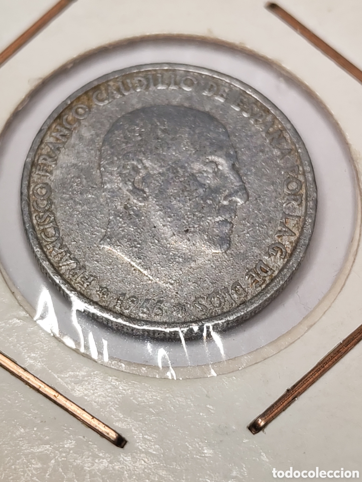 Monedas Franco: Espa&ntilde;a- 50 centimos 1966 *67 - Foto 3
