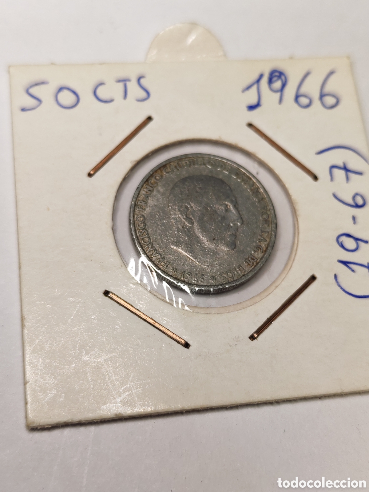 Monedas Franco: Espa&ntilde;a- 50 centimos 1966 *67 - Foto 1