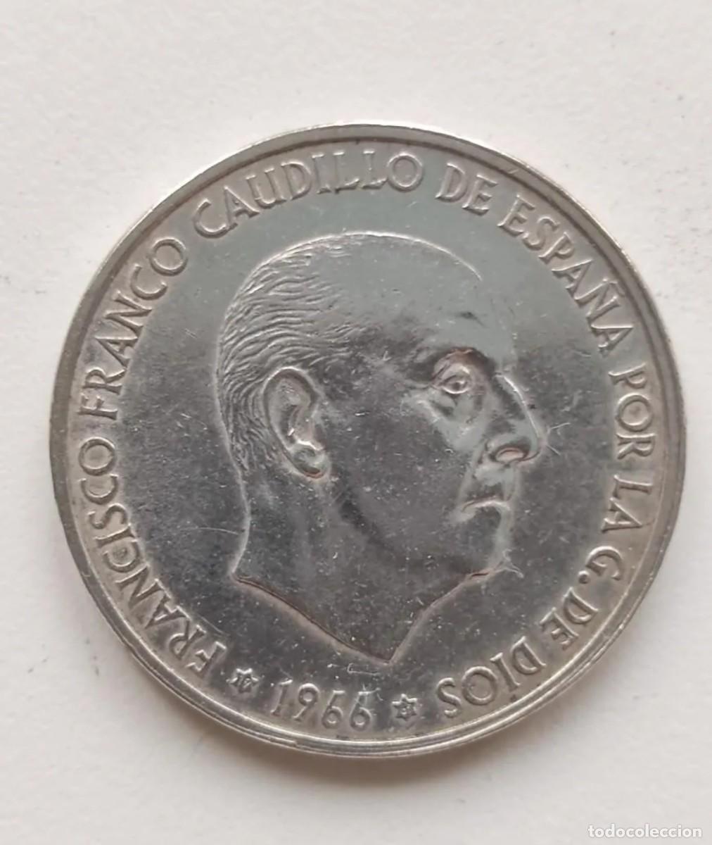 Monedas Franco: MONEDA 100 PESETAS FRANCO 1966 - PLATA