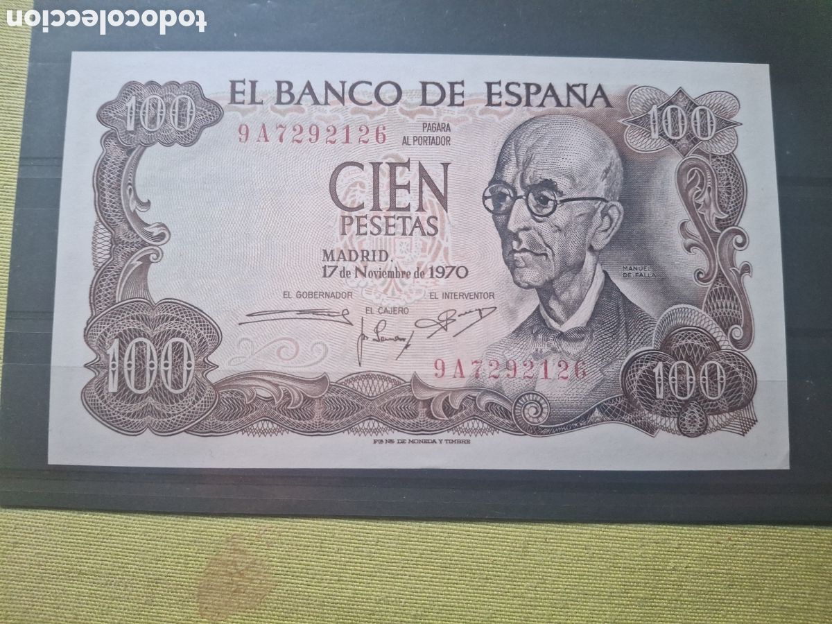Monedas Franco: 100 ptas 1970. MANUEL DE FALLA - Foto 1
