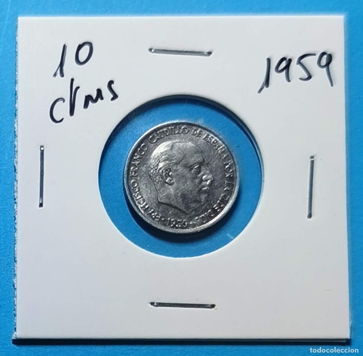 Monedas Franco: MONEDA 10 CENTIMOS ESPA&Ntilde;A 1959 - 2 - Foto 1