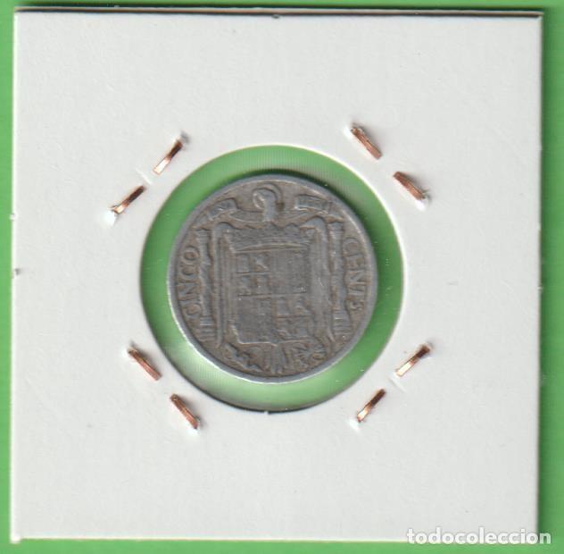 Monedas Franco: MONEDAS-ESTADO ESPA&Ntilde;OL - 5 C&Eacute;NTIMOS 1940 PG-238 (BC) - Foto 2