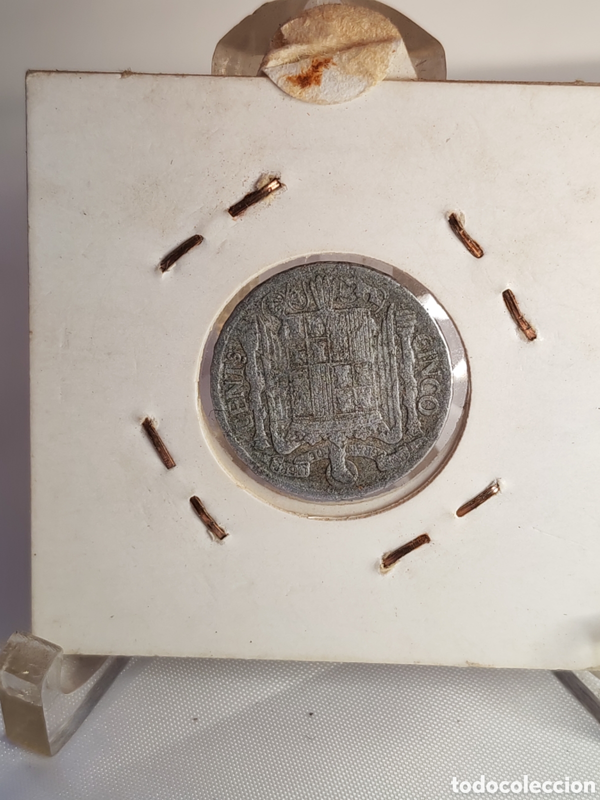 Monedas Franco: Espa&ntilde;a. 5 centimos. 1941. Aluminio - Foto 2