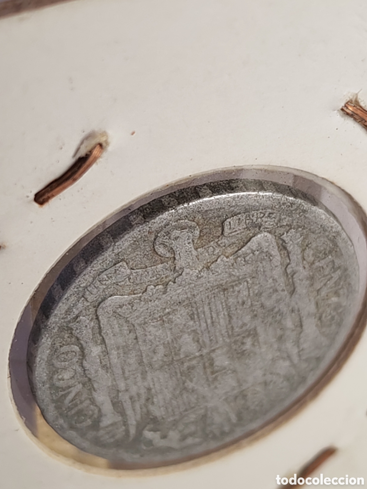 Monedas Franco: Espa&ntilde;a. 5 centimos. 1941. Aluminio - Foto 5