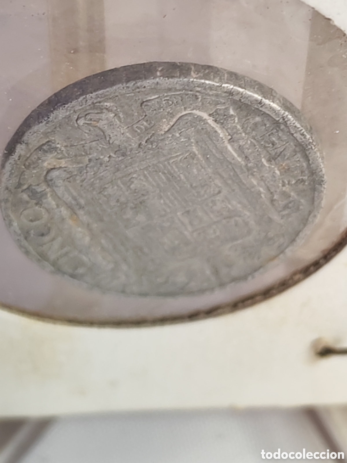 Monedas Franco: Espa&ntilde;a. 5 centimos. 1940. Aluminio - Foto 5
