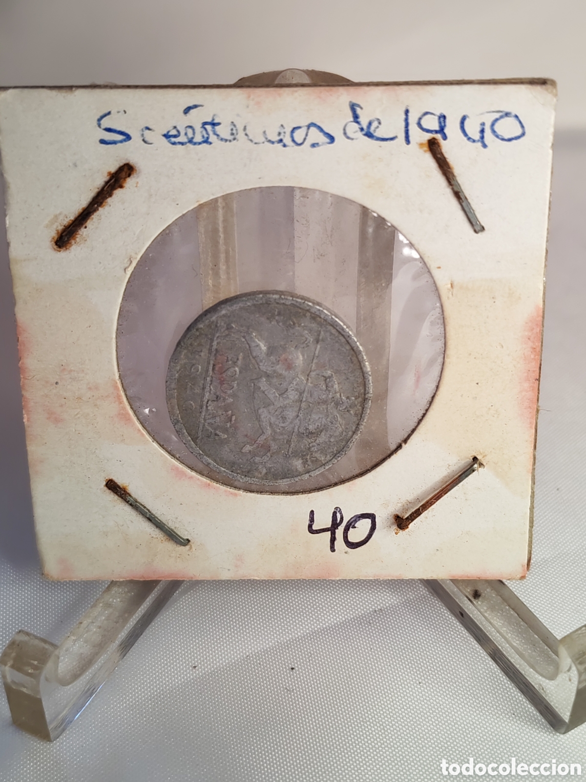Monedas Franco: Espa&ntilde;a. 5 centimos. 1940. Aluminio - Foto 1
