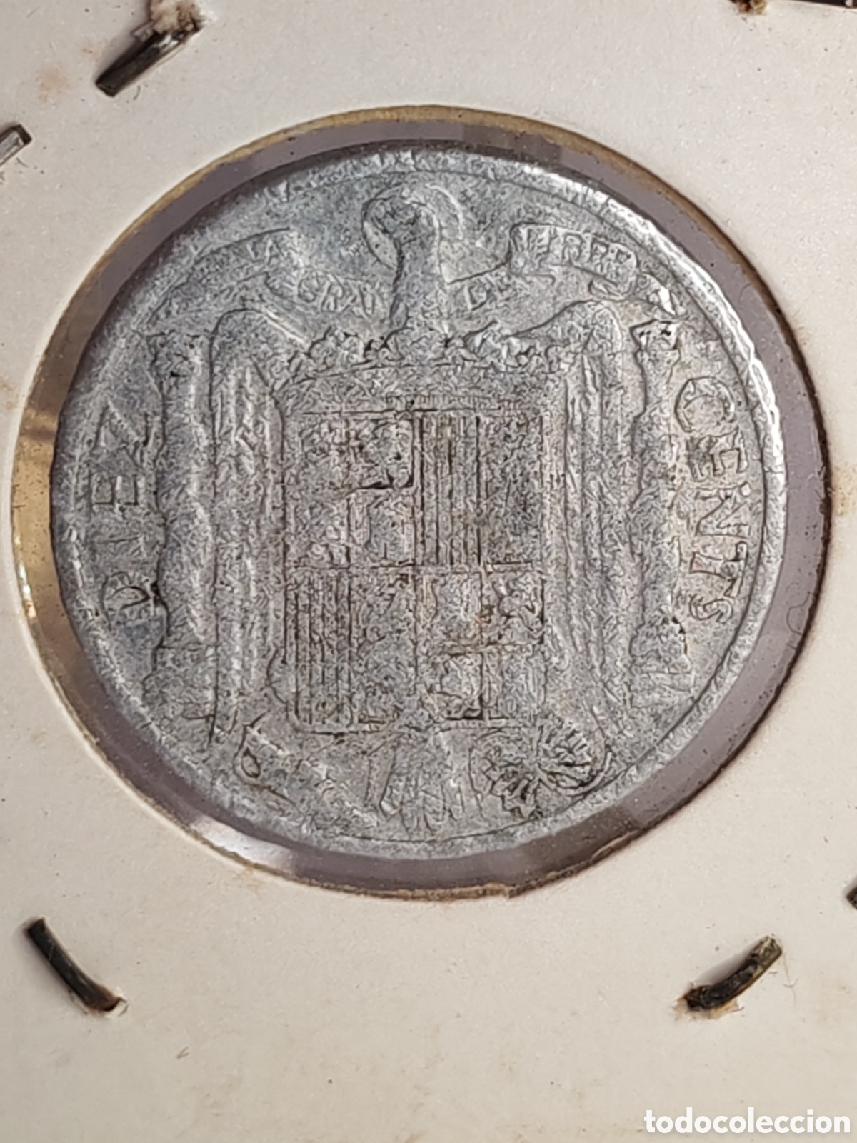 Monedas Franco: Espa&ntilde;a. 10 centimos. 1953. Aluminio - Foto 4