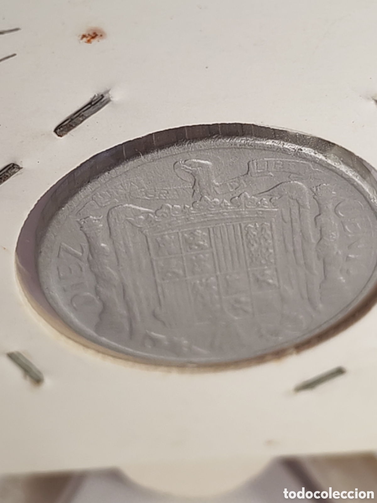 Monedas Franco: Espa&ntilde;a. 10 centimos. 1945. Aluminio. Sin circular - Foto 5