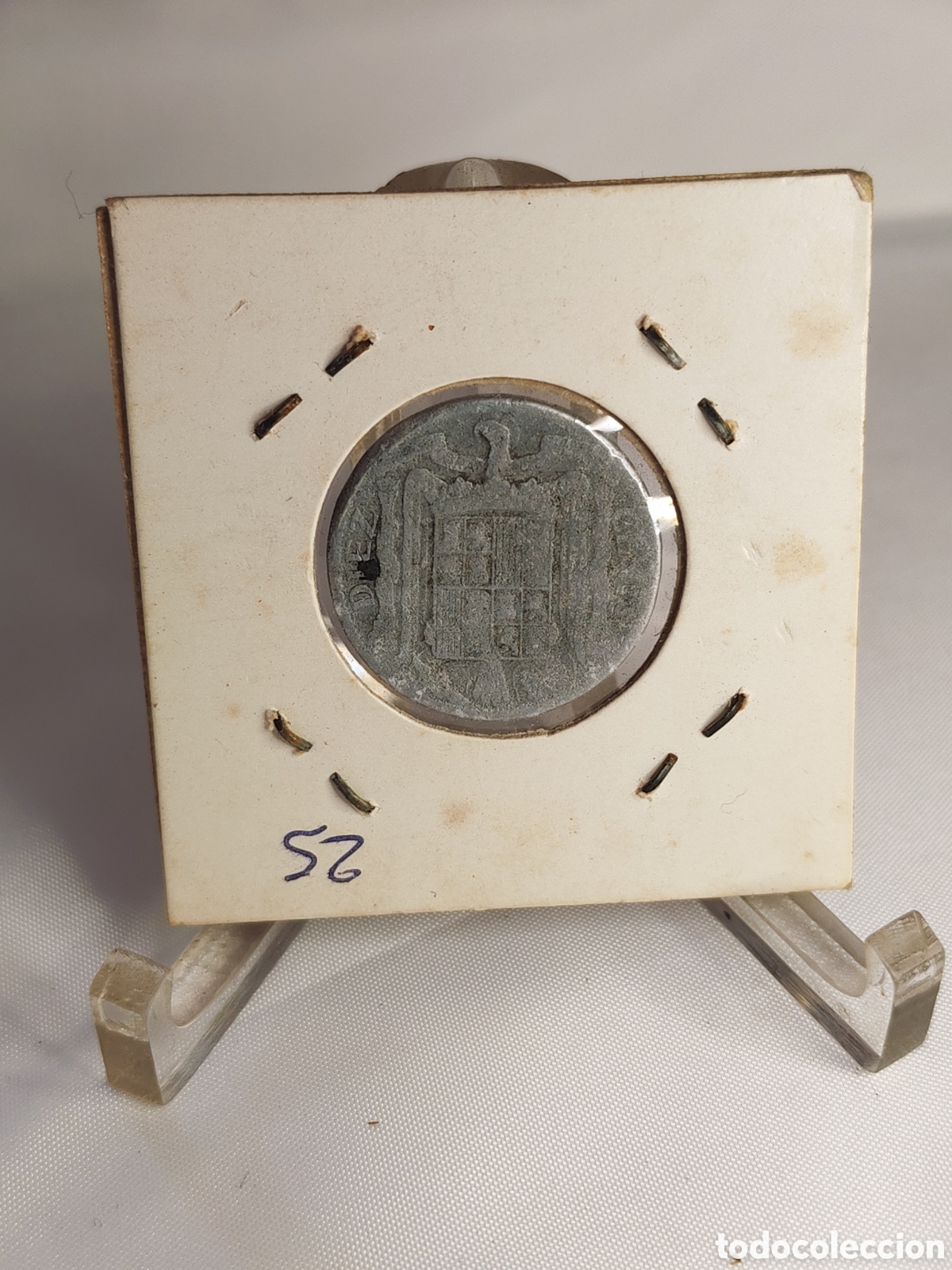 Monedas Franco: Espa&ntilde;a. 10 centimos. 1940. Aluminio - Foto 2