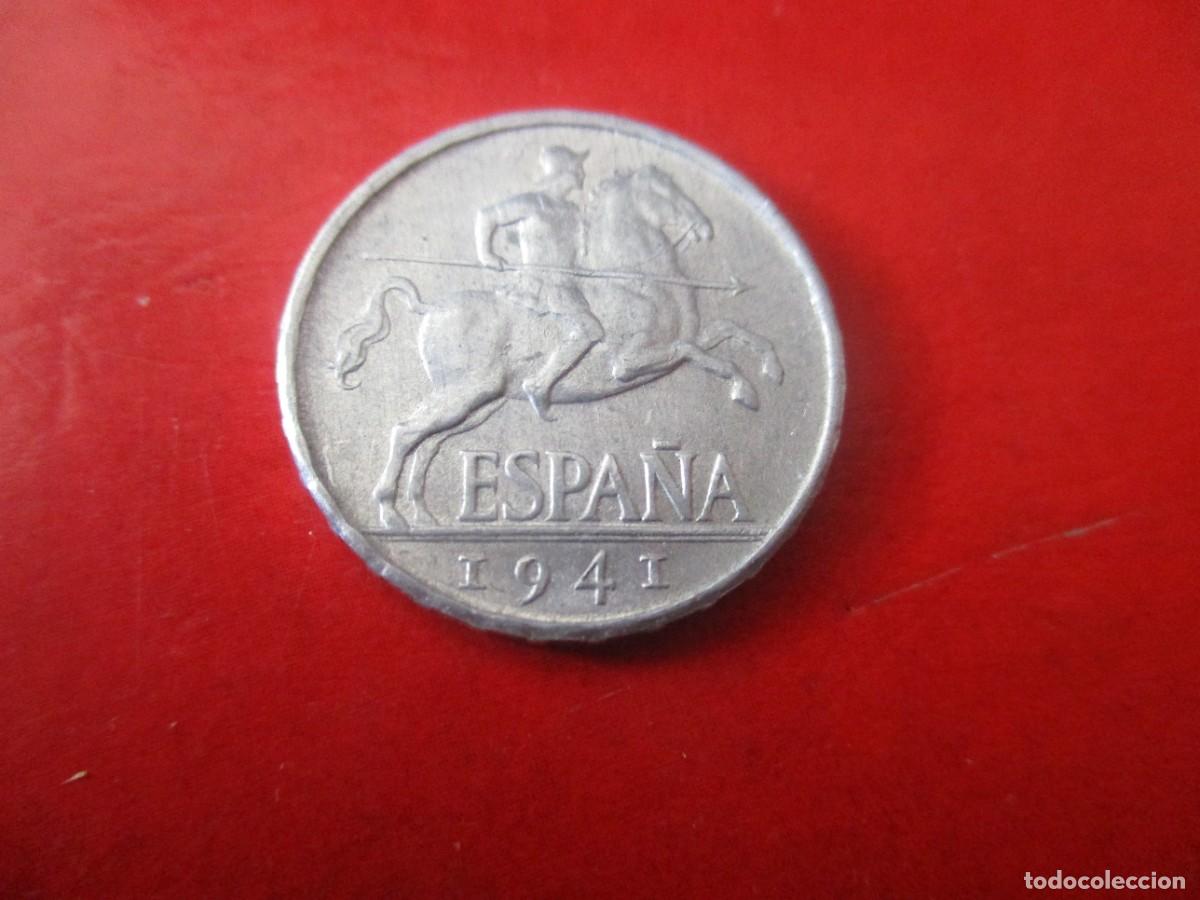 Monedas Franco: Espa&ntilde;a. Estado Espa&ntilde;ol. 5 centimos 1941 - Foto 1