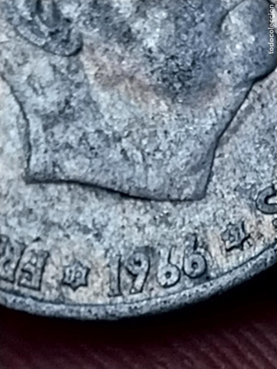 Monedas Franco: 50 CENTIMOS 1966 ESTRELLAS 19 67 MONEDA CIRCULADA ESTADO ESPA&Ntilde;OL ORIGINAL ---***