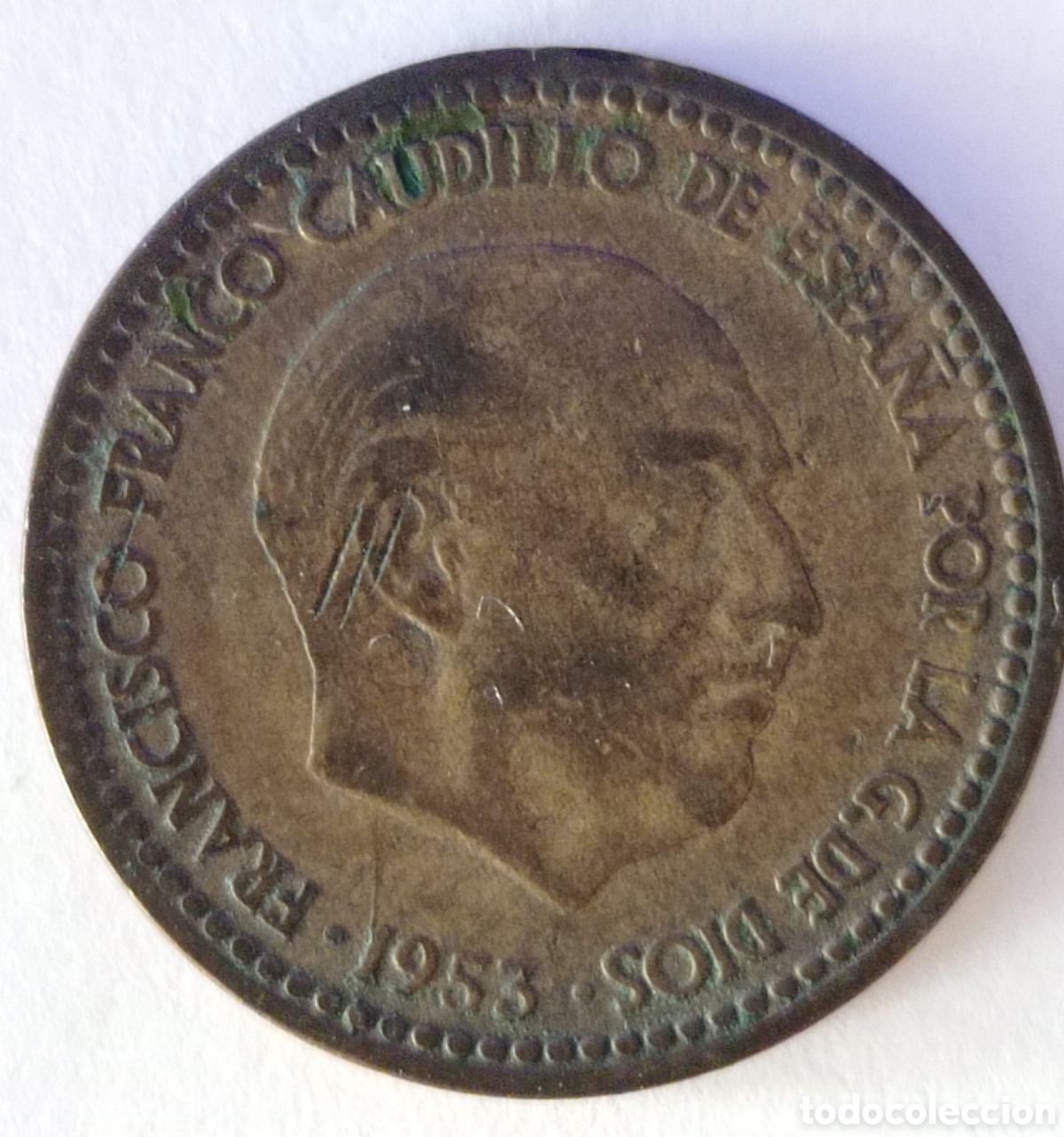 Monedas Franco: MONEDA 1 PESETA FRANCO 1953 ESTRELLA 56