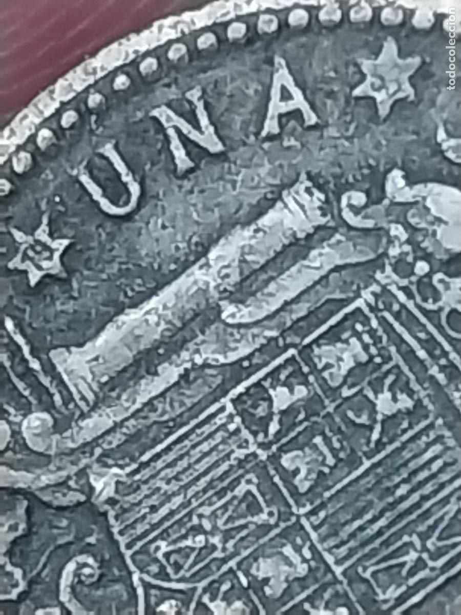 Monedas Franco: 1947 PESETA PTA ESTRELLAS 19 53 MONEDA ESTADO ESPA&Ntilde;OL CIRCULADA ORIGINAL