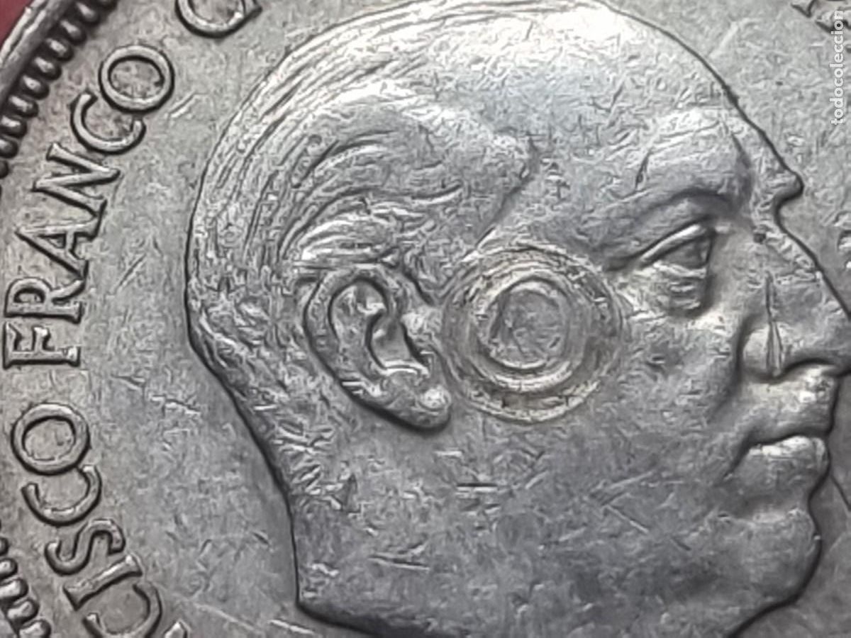 Monedas Franco: 5 PESETAS 1957 71 POSIBLE ERROR DE ACU&Ntilde;ACION