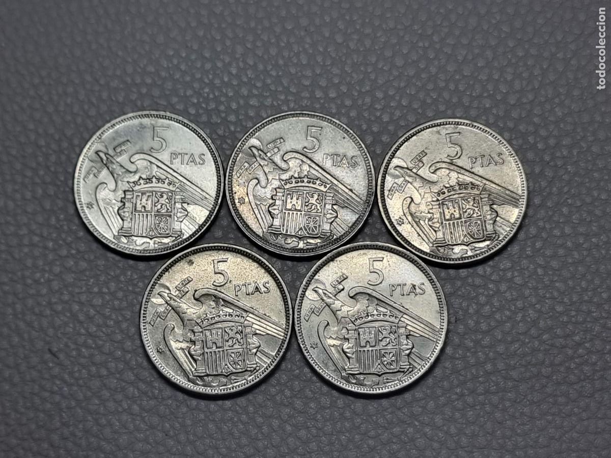 Monedas Franco: 5 MONEDAS 5 PESETAS 1957 75* EBC--