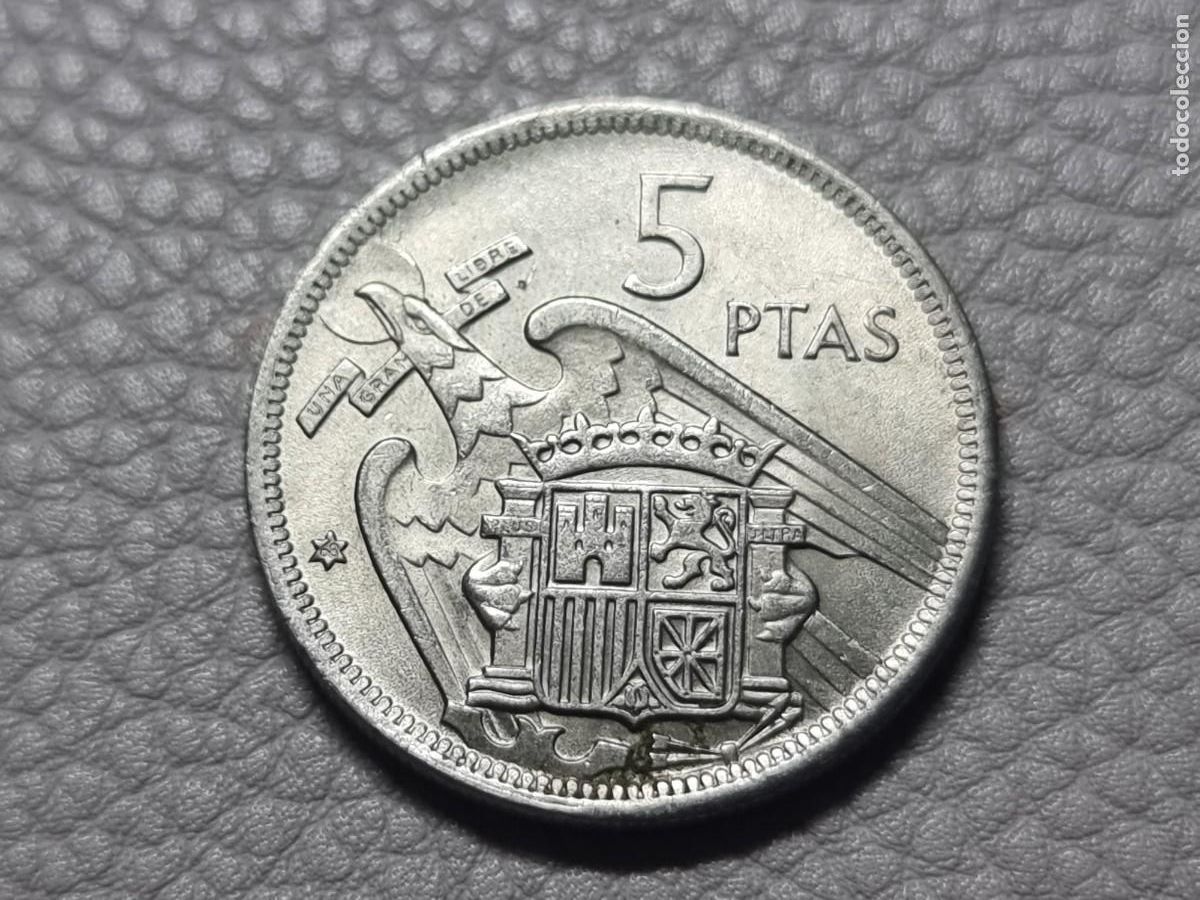 Monedas Franco: 5 PESETAS 1957 68* BUEN EJEMPLAR