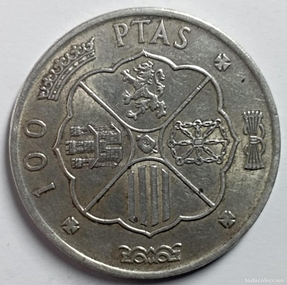 Monedas Franco: Moneda de Espa&ntilde;a 100 pesetas de 1966 de plata - Foto 1