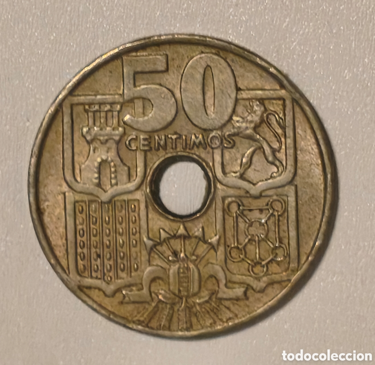 Monedas Franco: 50 C&Eacute;NTIMOS 1949 *51EBC - Foto 2