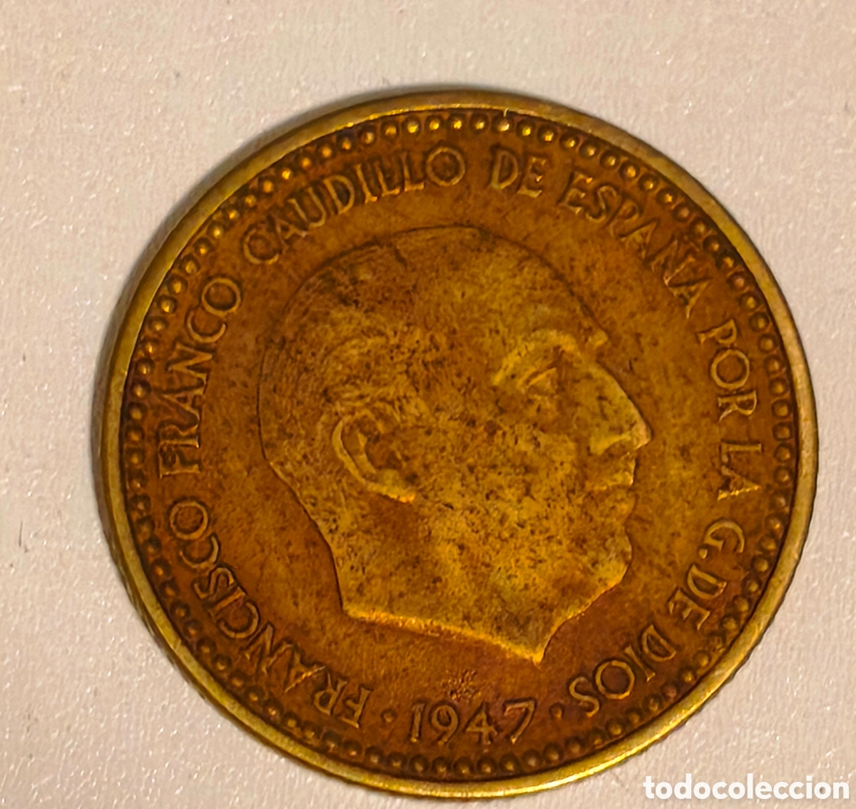 Monedas Franco: 1 PESETA 1947 *48 EBC - Foto 1
