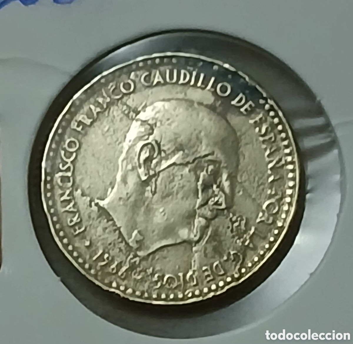 Monedas Franco: UNA PESETAS FRANCO 1966 CON ERROR - Foto 1