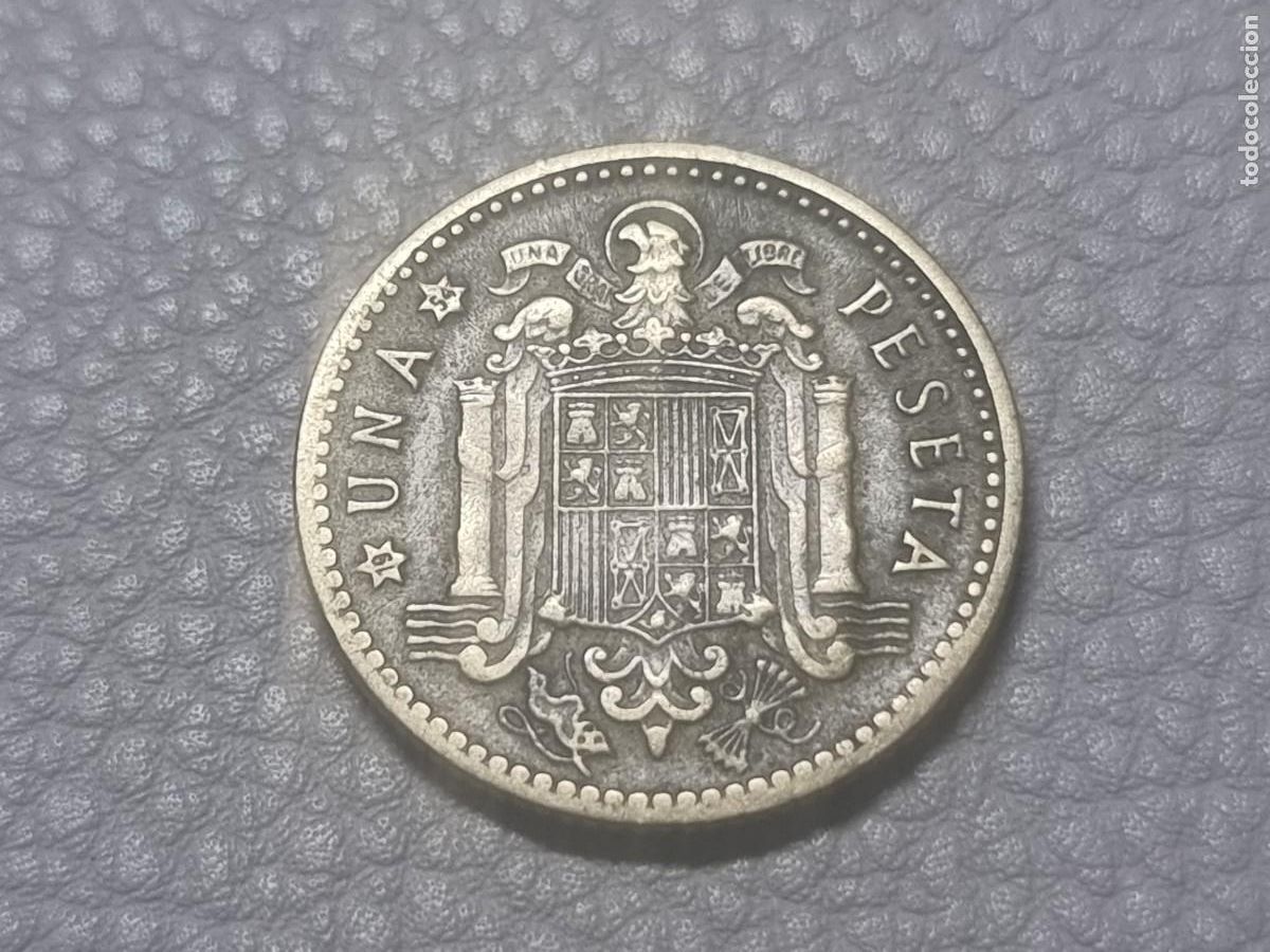 Monedas Franco: 1 PESETA 1947 54* MBC