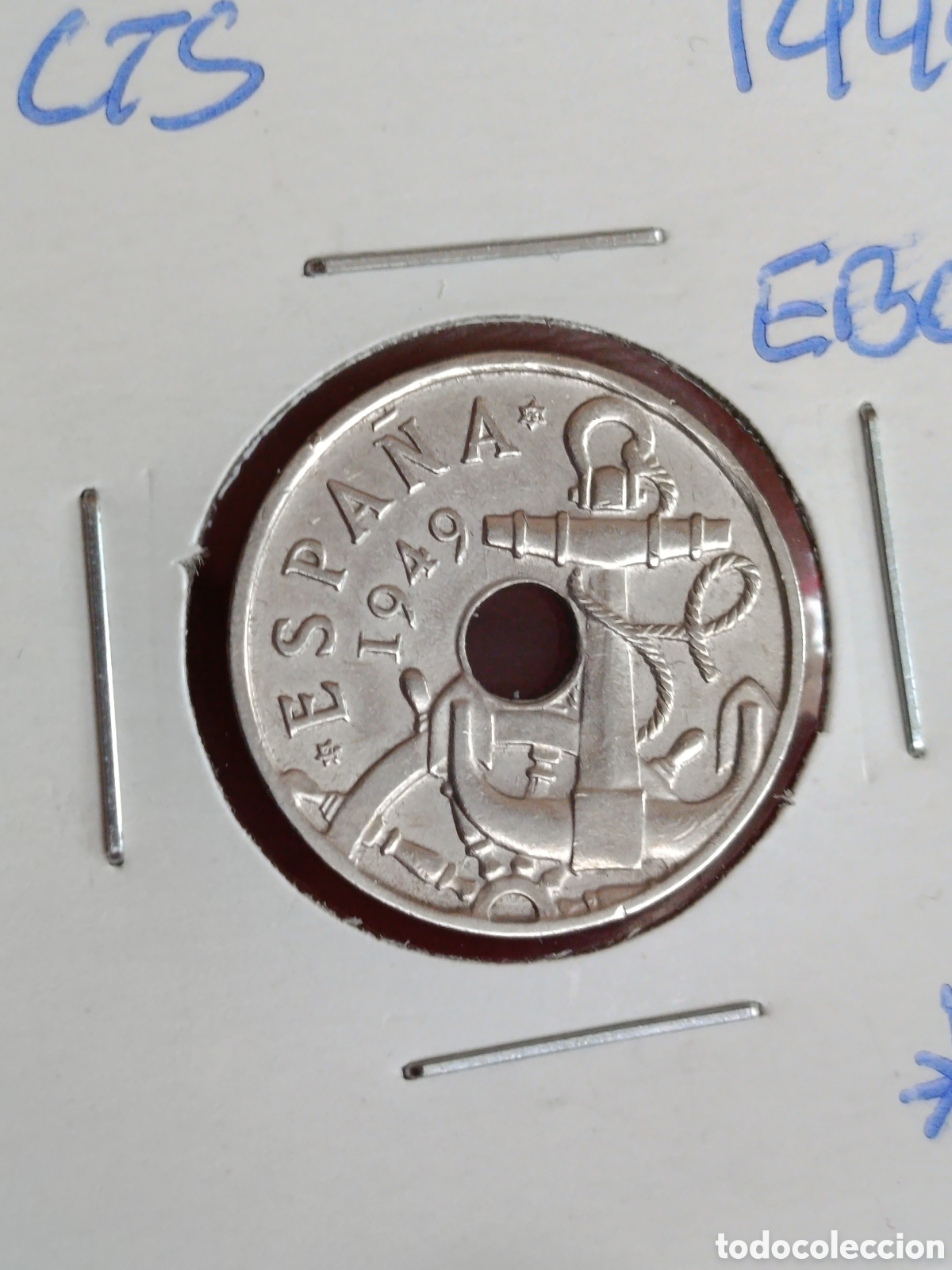 Monedas Franco: ESTADO ESPA&Ntilde;OL. 50 C&Eacute;NTIMOS DE 1949.*53* EBC.