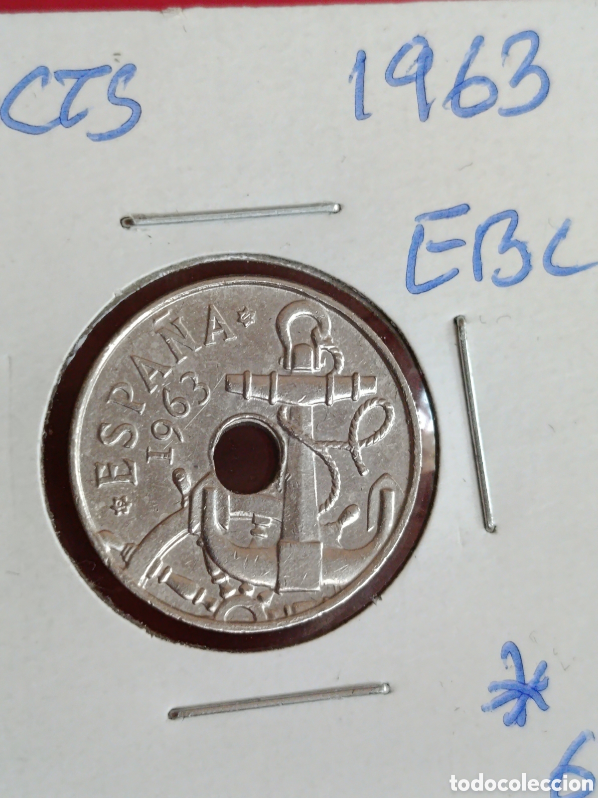 Monedas Franco: ESTADO ESPA&Ntilde;OL. 50 C&Eacute;NTIMOS DE 1963. *64* EBC.