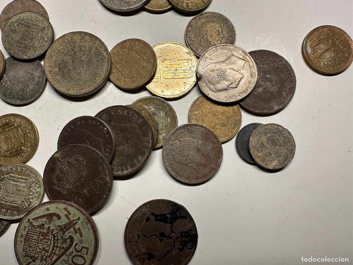 Monedas Franco: LOTE DE MONEDAS ANTIGUAS ESPA&Ntilde;OLAS - Foto 3