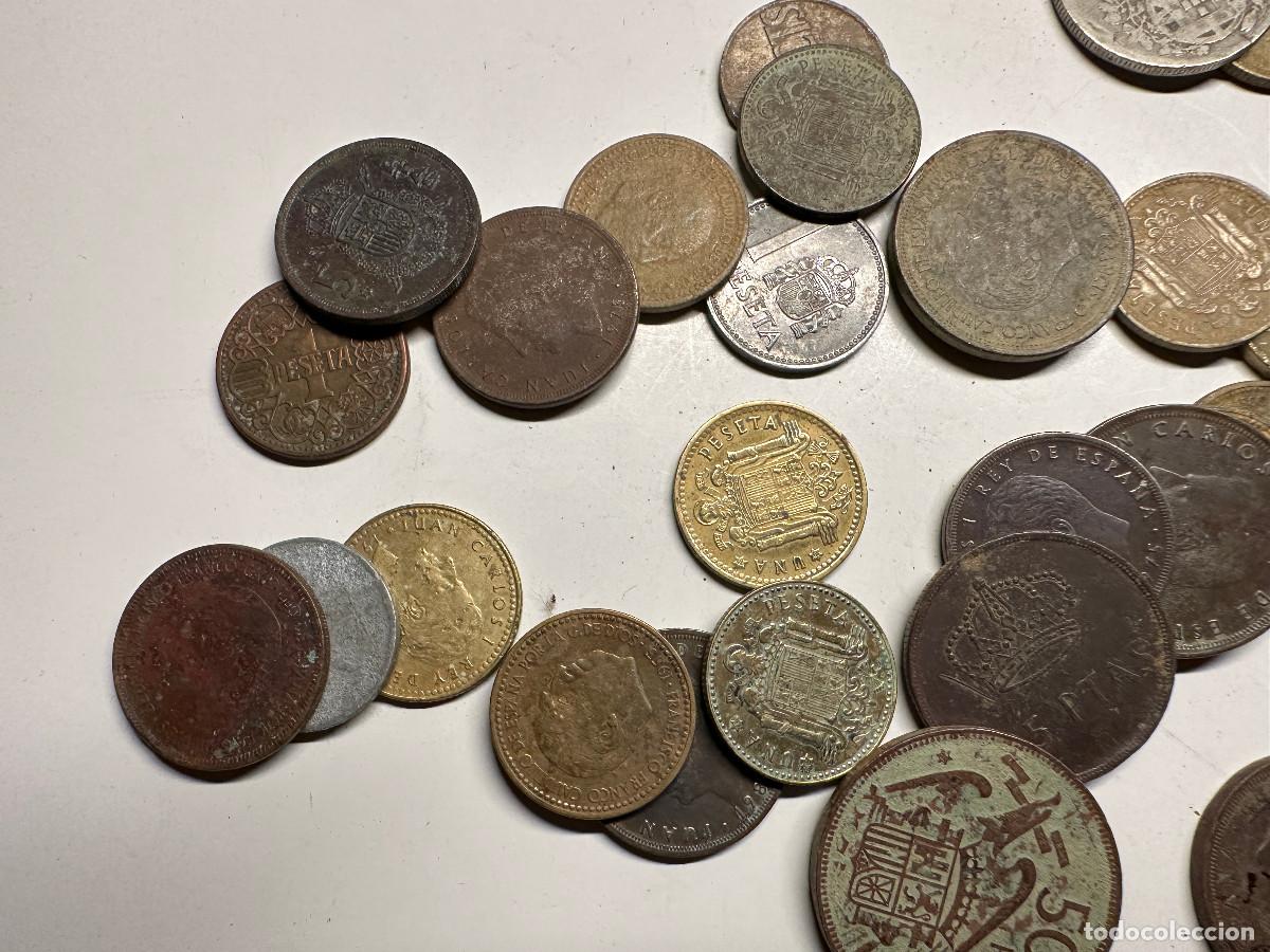Monedas Franco: LOTE DE MONEDAS ANTIGUAS ESPA&Ntilde;OLAS - Foto 5