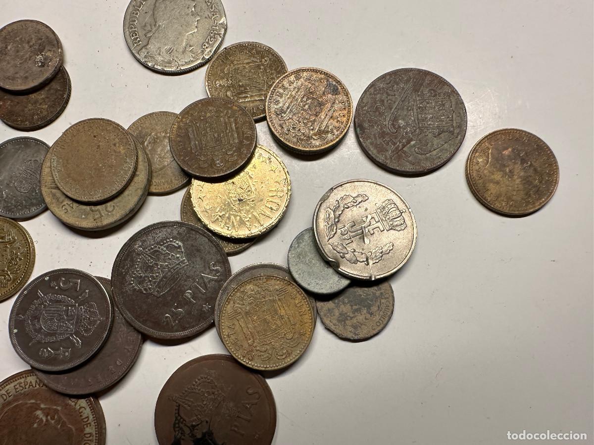 Monedas Franco: LOTE DE MONEDAS ANTIGUAS ESPA&Ntilde;OLAS - Foto 9